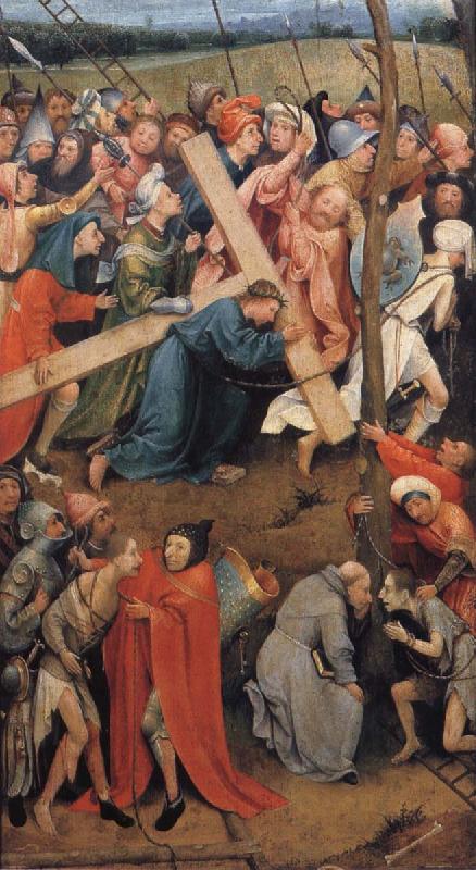 BOSCH, Hieronymus Christ Carring the Cross Germany oil painting art